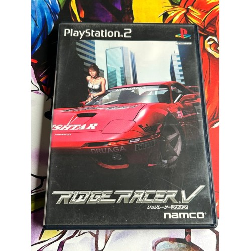Jaquette jeu Ridge Racer V - PS2 - Version Japonaise