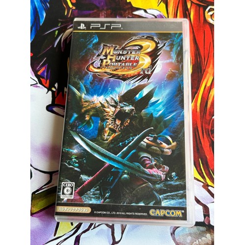 Jaquette jeu Monster Hunter Portable 3rd - PSP - Version Japonaise