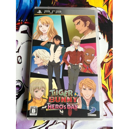 Jaquette jeu Tiger & Bunny: Hero's Day - PSP - Version Japonaise