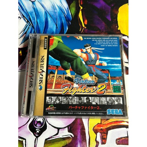Jaquette jeu Virtua Fighter 2 - Saturn - Version Japonaise