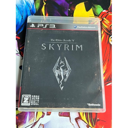 Jaquette jeu The Elder Scrolls V: Skyrim - PS3 - Version Japonaise Jaquette jeu The Elder Scrolls V: Skyrim - PS3 - Version Japonaise