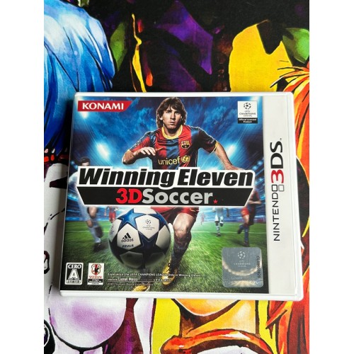 Jaquette jeu Winning Eleven 3D Soccer - 3DS - Version Japonaise