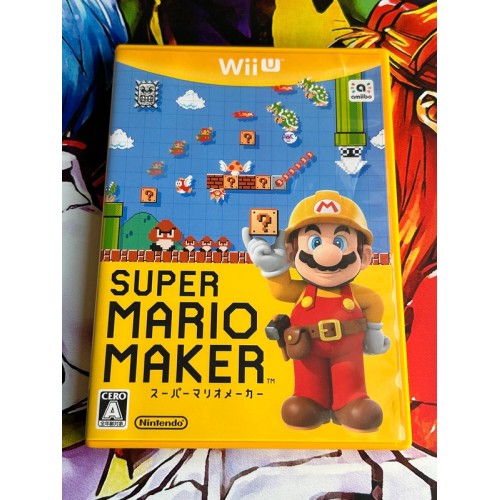 Jaquette jeu Super Mario Maker - Wii U - Version Japonaise