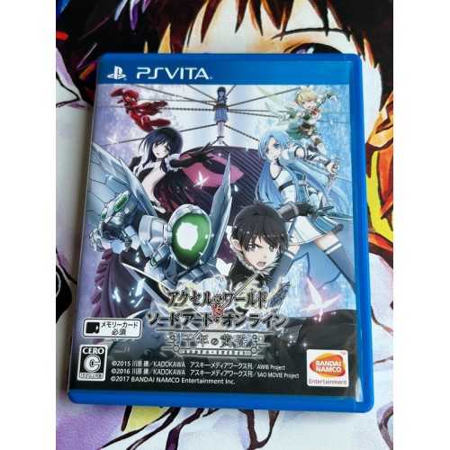 Jaquette jeu Accel World Vs. Sword Art Online: Millennium Twilight - PS Vita - Version Japonaise