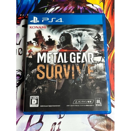 Jaquette jeu Metal Gear Survive - PS4 - Version Japonaise