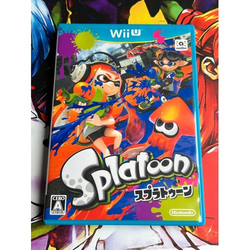 Jaquette jeu Splatoon - Wii U - Version Japonaise