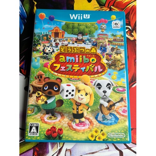 Jaquette jeu Animal Crossing : amiibo Festival - Wii U - Version Japonaise