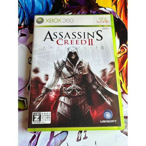 Jaquette jeu Assassin's Creed II / 2 - Xbox 360 - Version Japonaise