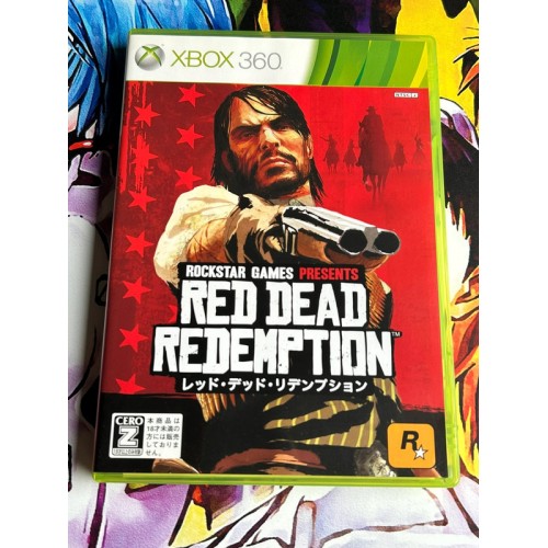 Jaquette jeu Red Dead Redemption - Xbox 360 - Version Japonaise