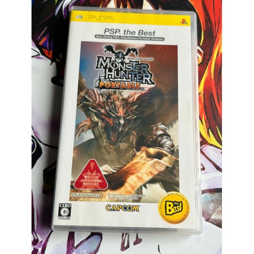 Jaquette jeu Monster Hunter Portable (The Best) - PSP - Version Japonaise