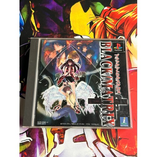 Jaquette jeu Black / Matrix Cross - PS1 - Version Japonaise