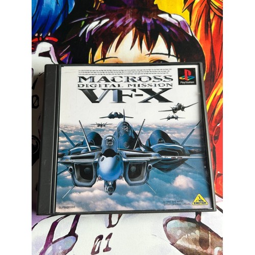Jaquette jeu Macross Digital Mission VF-X - PS1 - Version Japonaise