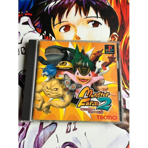 Jaquette jeu Monster Farm 2 / Monster Rancher 2 - PS1 - Version Japonaise