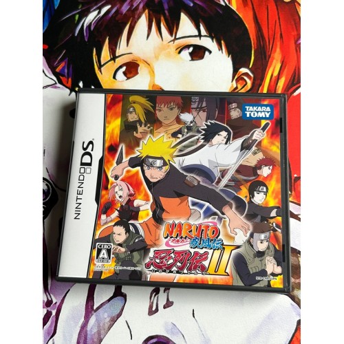 Jaquette jeu Naruto : Shinobi Retsuden II /2 - DS - Version Japonaise