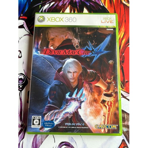 Jaquette jeu Devil May Cry 4 - Xbox 360 - Version Japonaise