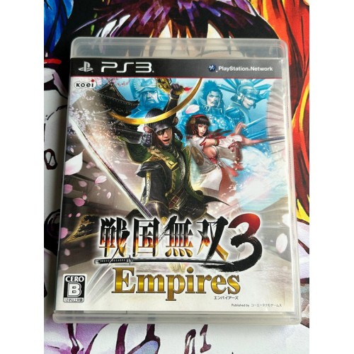 Jaquette jeu Sengoku Musou 3 Empires - PS3 - Version Japonaise
