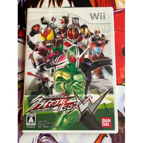 Jaquette jeu Kamen Rider : Climax Heroes W - Wii - Version Japonaise