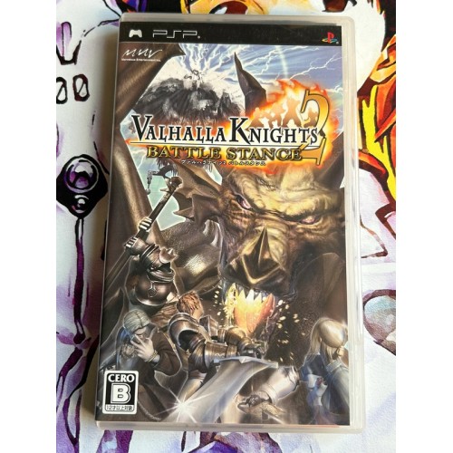Jaquette jeu Valhalla Knights 2 : Battle Stance - PSP - Version Japonaise