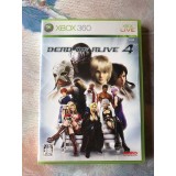 Jaquette jeu Dead or Alive 4 (boitier abimé) - Xbox 360 - Version Japonaise