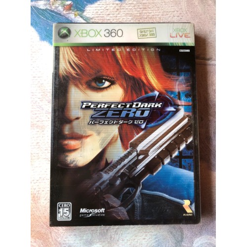 Jaquette jeu Perfect Dark Zero Limited Edition - Xbox 360 - Version Japonaise