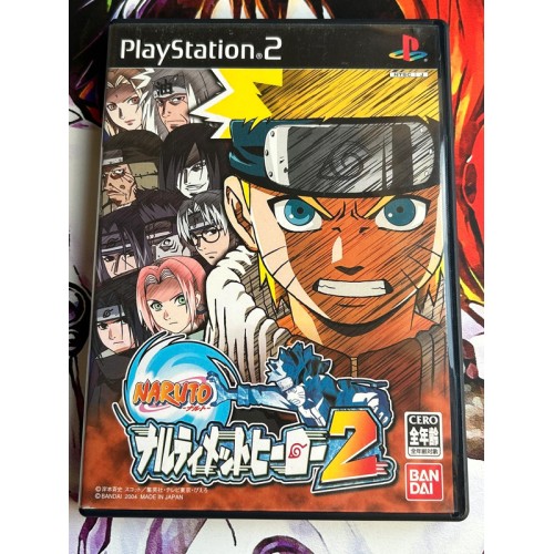 Jaquette jeu Naruto Narutimate Hero 2 - PS2 - Version Japonaise