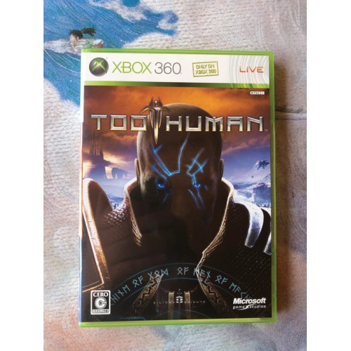 Jaquette jeu Too Human - Xbox 360 - Version Japonaise