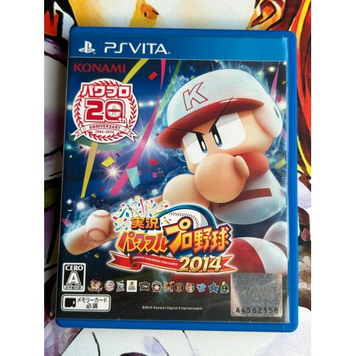 Jaquette jeu Jikkyou Powerful Pro Yakyuu 2014 - PS Vita - Version Japonaise