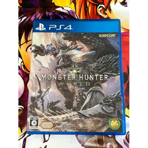 Jaquette jeu Monster Hunter World - PS4 - Version Japonaise