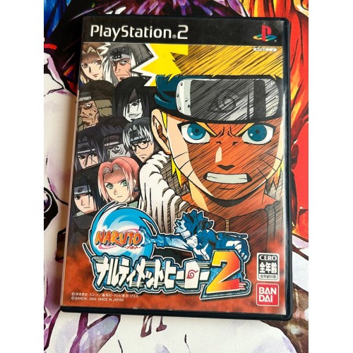 Jaquette jeu Naruto Narutimate Hero 2 - PS2 - Version Japonaise