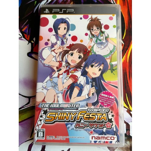 Jaquette jeu The IdolMaster Shiny Festa - Honey Sound - PSP - PSP - Version Japonaise
