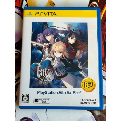 Jaquette jeu Fate / Stay Night [Realta Nua] (the Best) - PS Vita - Version Japonaise
