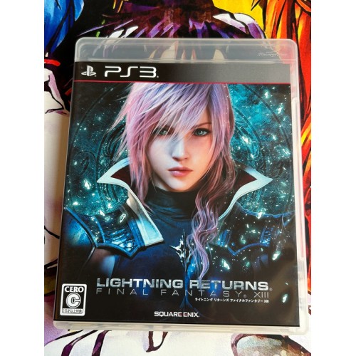 Jaquette jeu Final Fantasy XIII / 13 - Lightning Returns - PS3 - Version Japonaise