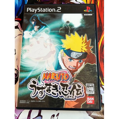 Jaquette jeu Naruto Uzumaki Ninden / Naruto Uzumaki Chronicles - PS2 - Version Japonaise
