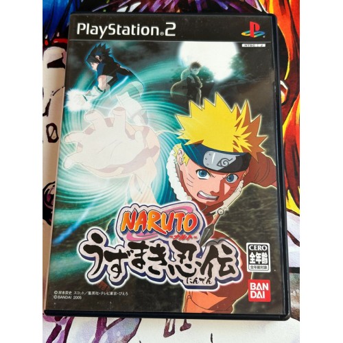 Jaquette jeu Naruto Uzumaki Ninden / Naruto Uzumaki Chronicles - PS2 - Version Japonaise