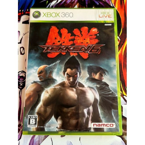 Jaquette jeu Tekken 6 - Xbox 360 - Version Japonaise