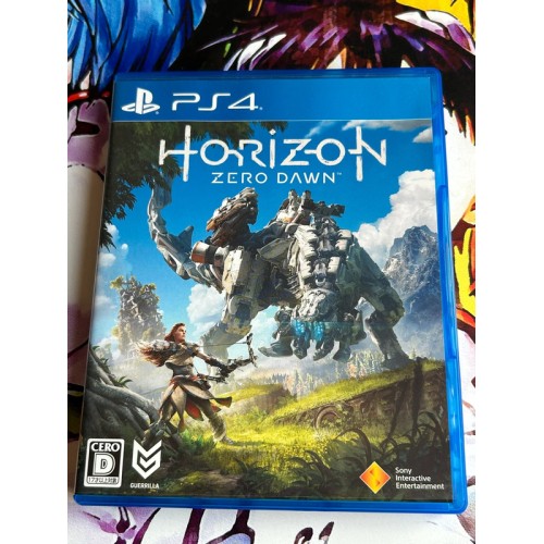 Jaquette jeu Horizon Zero Dawn - PS4 - Version Japonaise