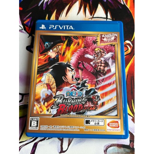 Jaquette jeu One Piece: Burning Blood [Anison Sound Edition] - PS Vita - Version Japonaise