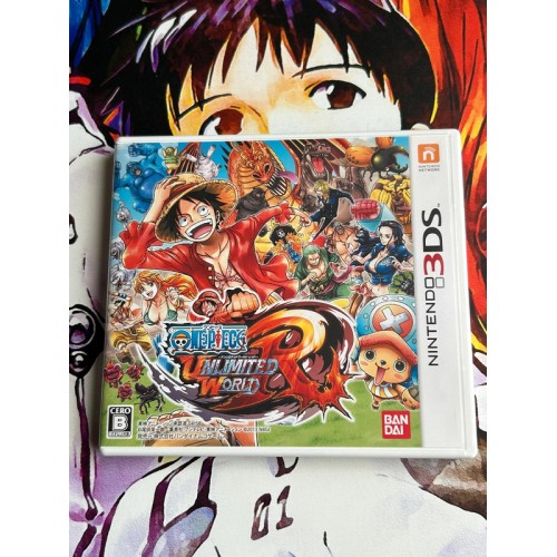 Jaquette jeu One Piece - Unlimited World R - 3DS - Version Japonaise