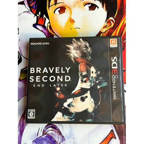 Jaquette jeu Bravely Second : End Layer - 3DS - Version Japonaise