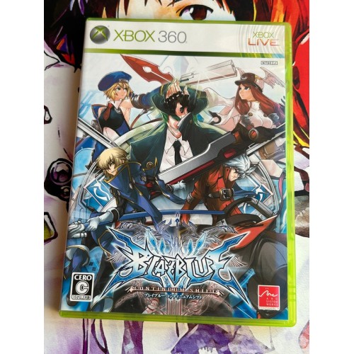 Jaquette jeu Blazblue: Continuum Shift - Xbox 360 - Version Japonaise