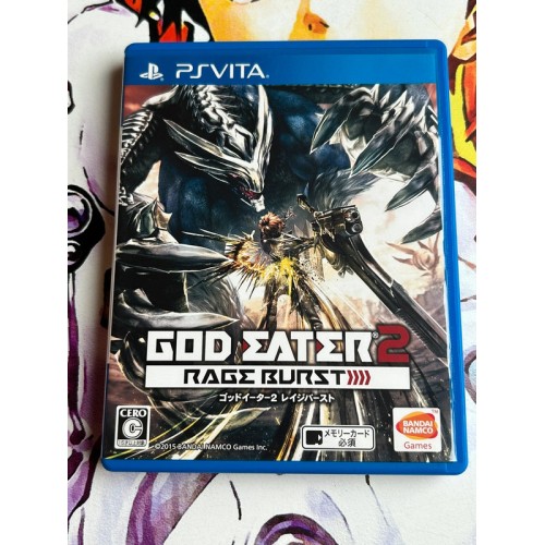 Jaquette jeu God Eater 2 Rage Burst - PS Vita - Version Japonaise