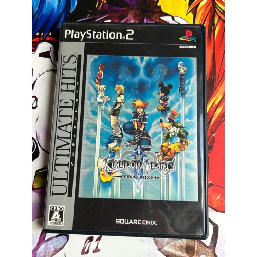Jaquette jeu Kingdom Hearts II 2 Final Mix+ (Ultimate Hits) - PS2 - Version Japonaise