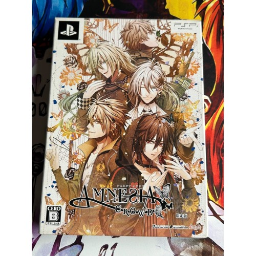 Jaquette jeu Amnesia Crowd Edition Limitée - PSP - Version Japonaise