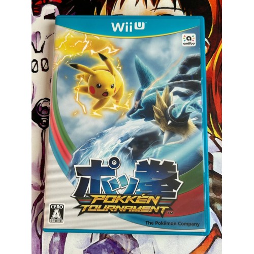 Jaquette jeu Pokemon Pokken Tournament - Wii U - Version Japonaise