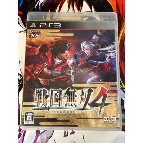 Jaquette jeu Sengoku Musou 4 / Samurai Warriors 4 - PS3 - Version Japonaise Jaquette jeu Sengoku Musou 4 / Samurai Warriors 4 - PS3 - Version Japonaise