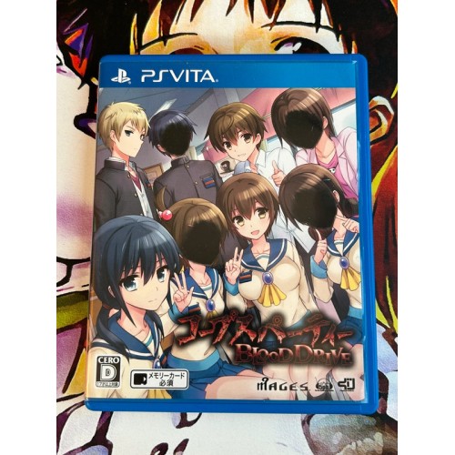 Jaquette jeu Corpse Party Blood Drive - PS Vita - Version Japonaise