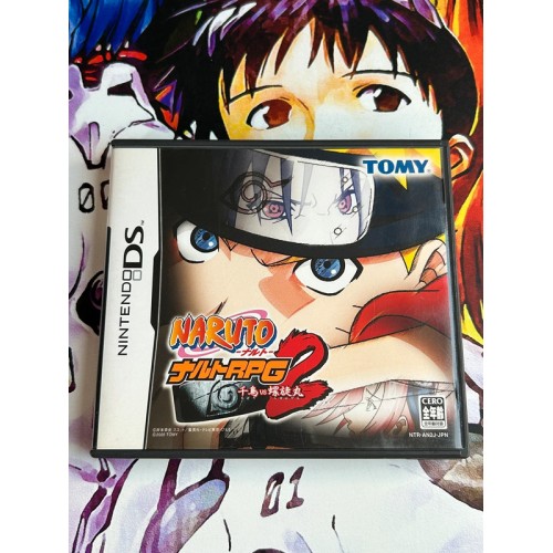Jaquette jeu Naruto Rpg 2 Chidori vs Rasengan - DS - Version Japonaise
