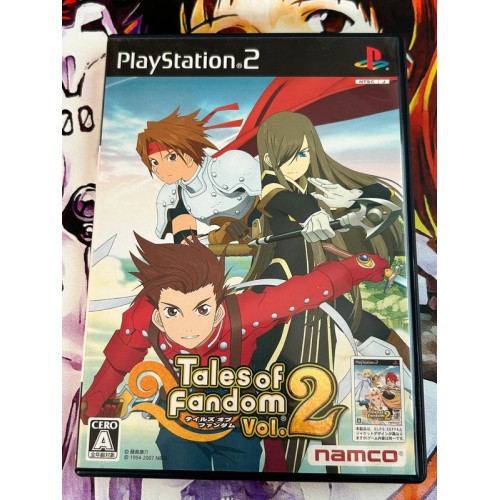 Jaquette jeu Tales of Fandom Vol. 2 ( Tia Version ) - PS2 - Version Japonaise