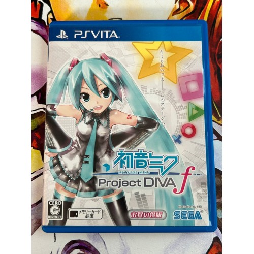 Jaquette jeu Hatsune Miku : Project Diva f (Bargain Edition) - PS Vita - Version Japonaise