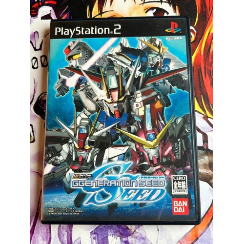 Jaquette jeu SD Gundam G Generation Seed - PS2 - Version Japonaise